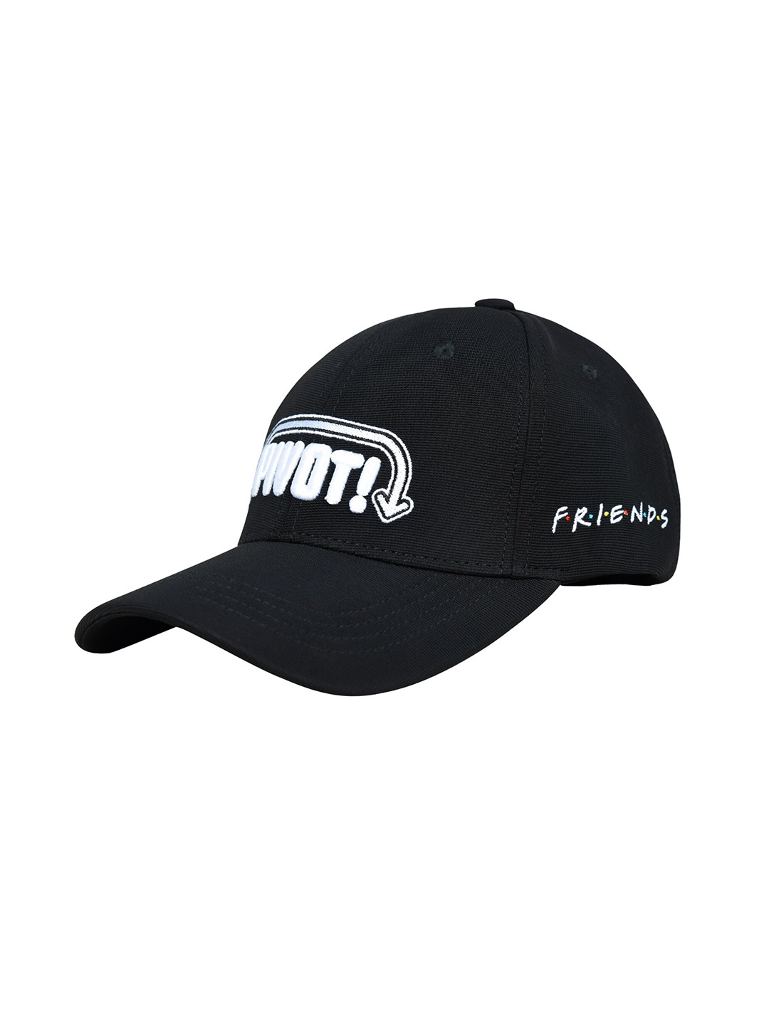 

Balenzia Men Friends Pivot Embroidered Baseball Cap, Black