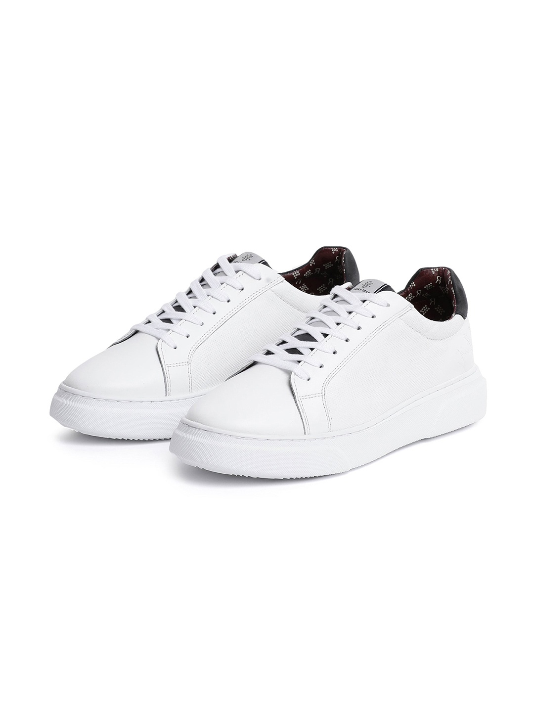 

RARE RABBIT Men Rowan Leather Comfort Sneakers, White