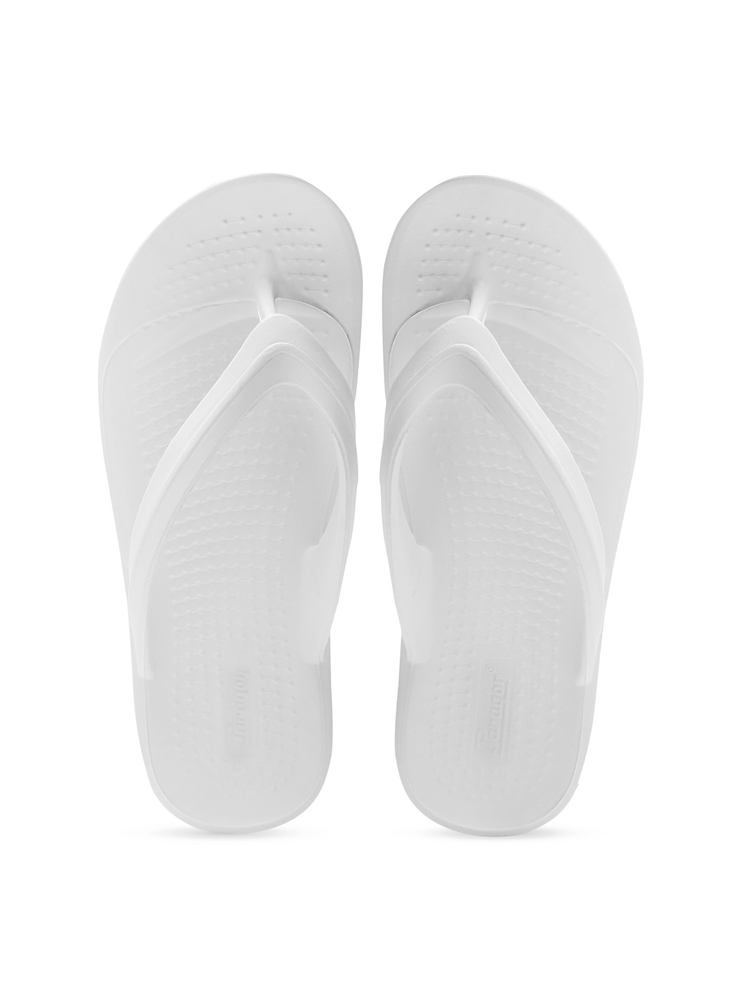 

Paragon Men Lightweight Rubber Thong Flip-Flops, White