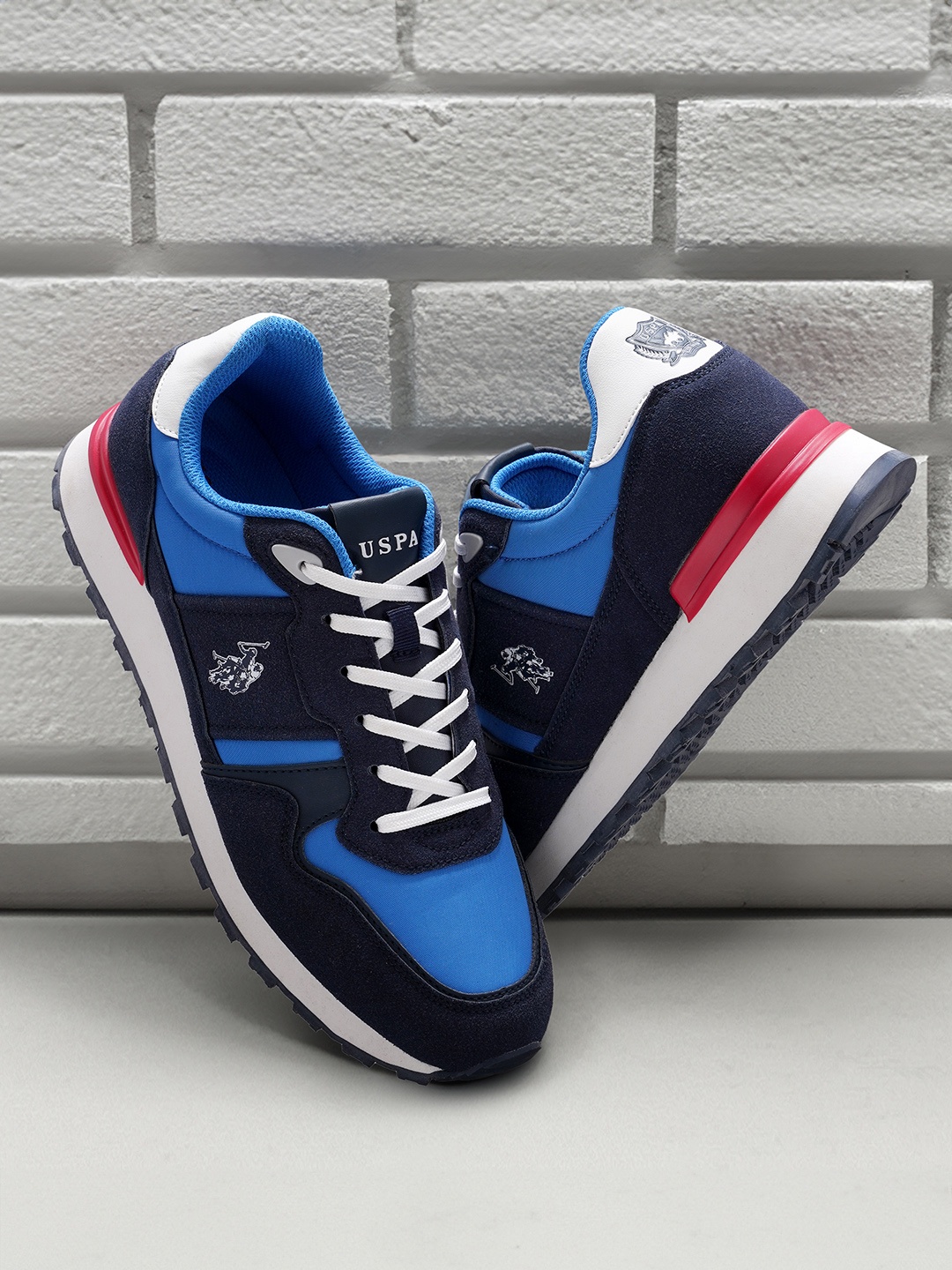

U.S. Polo Assn. Men Orson Retro Joggers Sneakers, Navy blue