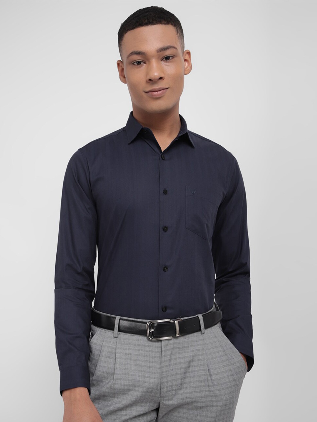 

Allen Solly Slim Fit Pure Cotton Formal Shirt, Purple
