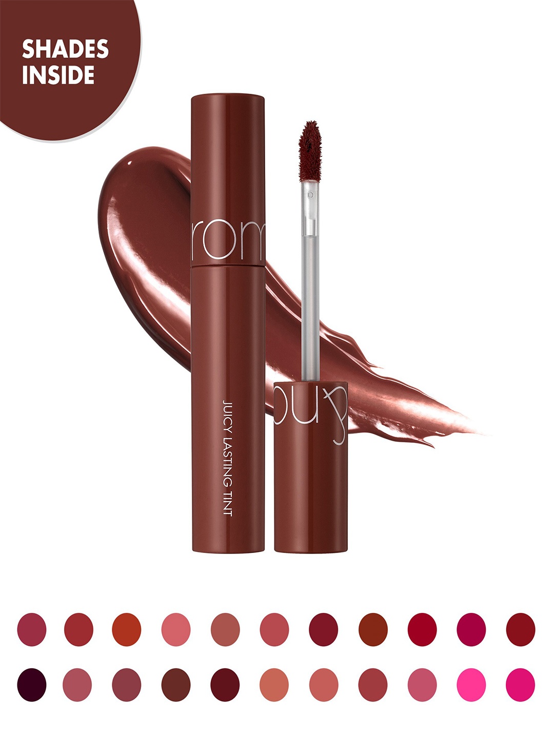 

Rom&nd Juicy Lasting Tint Lipstick 5.5g - Dark Coconut 20, Brown