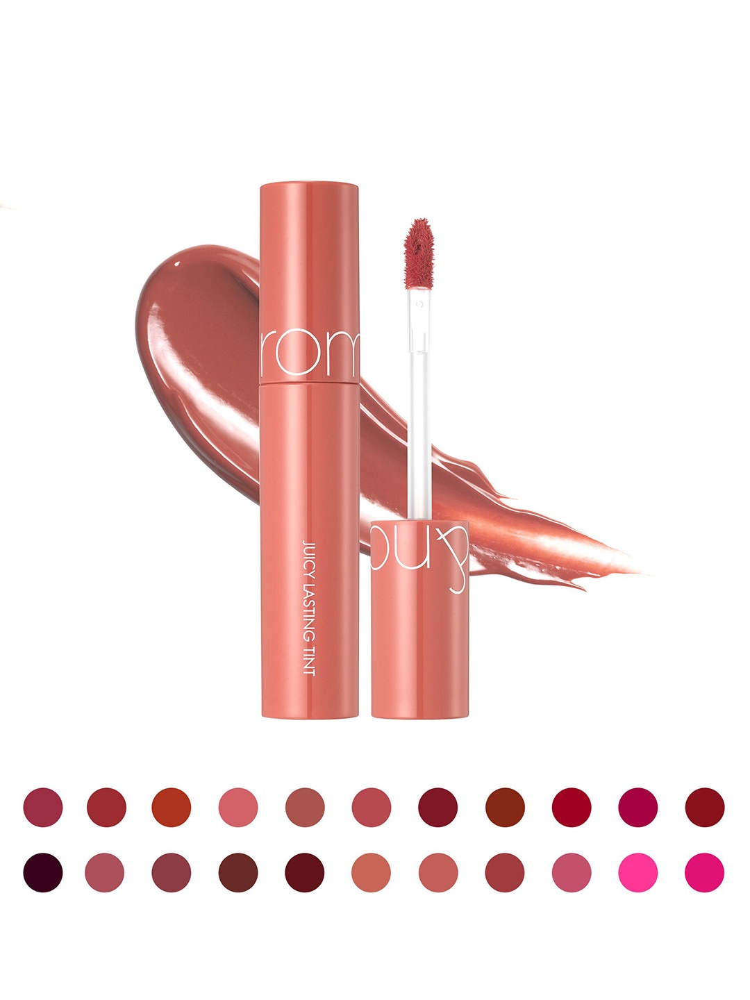 

Rom&nd Juicy Lasting Tint Lipstick 5.5g - Nudy Peanut 10, Brown