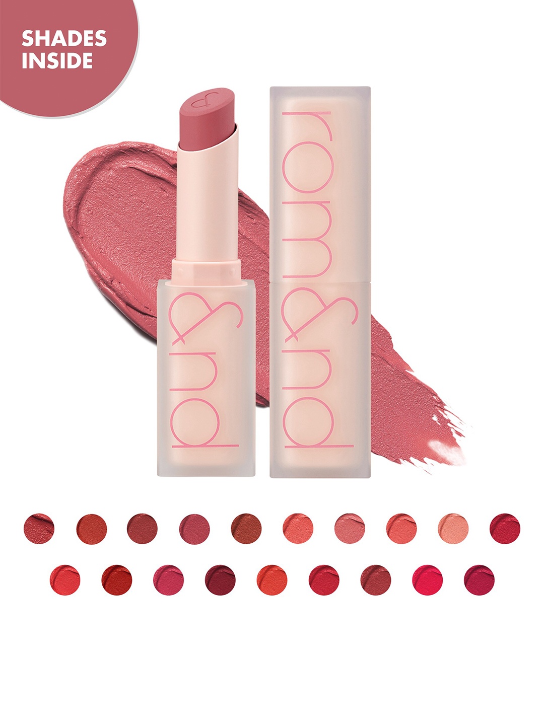 

Rom&nd Zero Matte Long Lasting Lipstick - 3g - Pink Sand 10, Nude