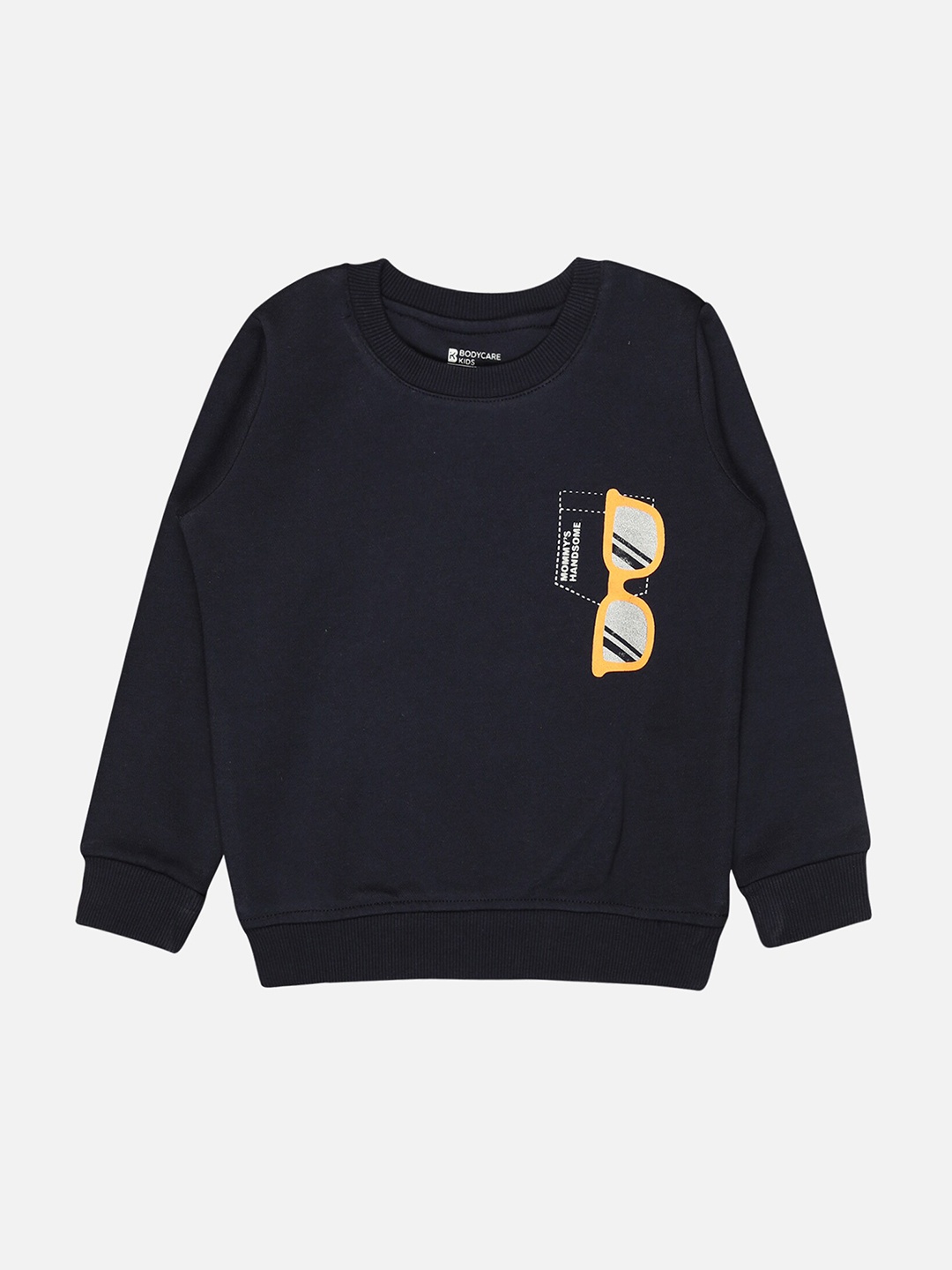 

Bodycare Kids Boys Graphic Printed Sweatshirt, Navy blue