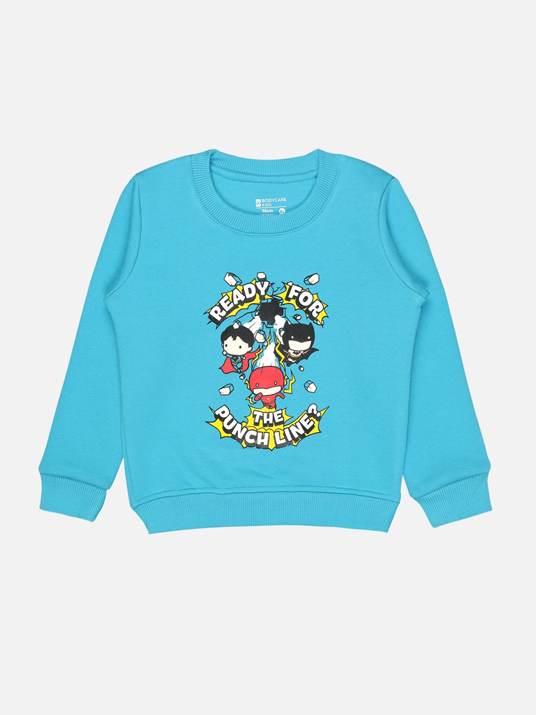 

Bodycare Kids Infants Boys Graphic Printed Fleece Pullover Sweatshirt, Blue