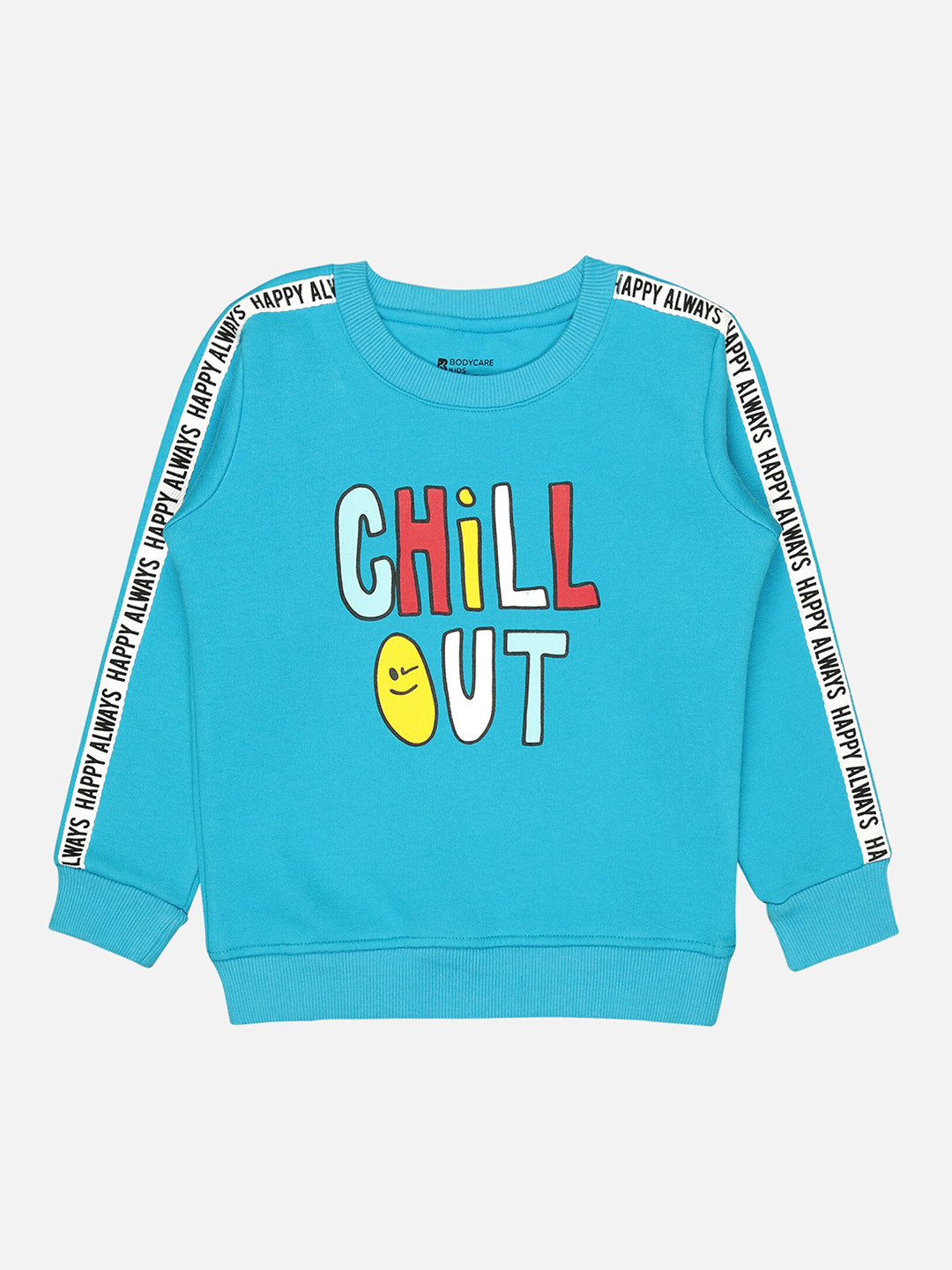 

Bodycare Kids Infant Boys Typography Printed Fleece Pullover Sweatshirts, Blue