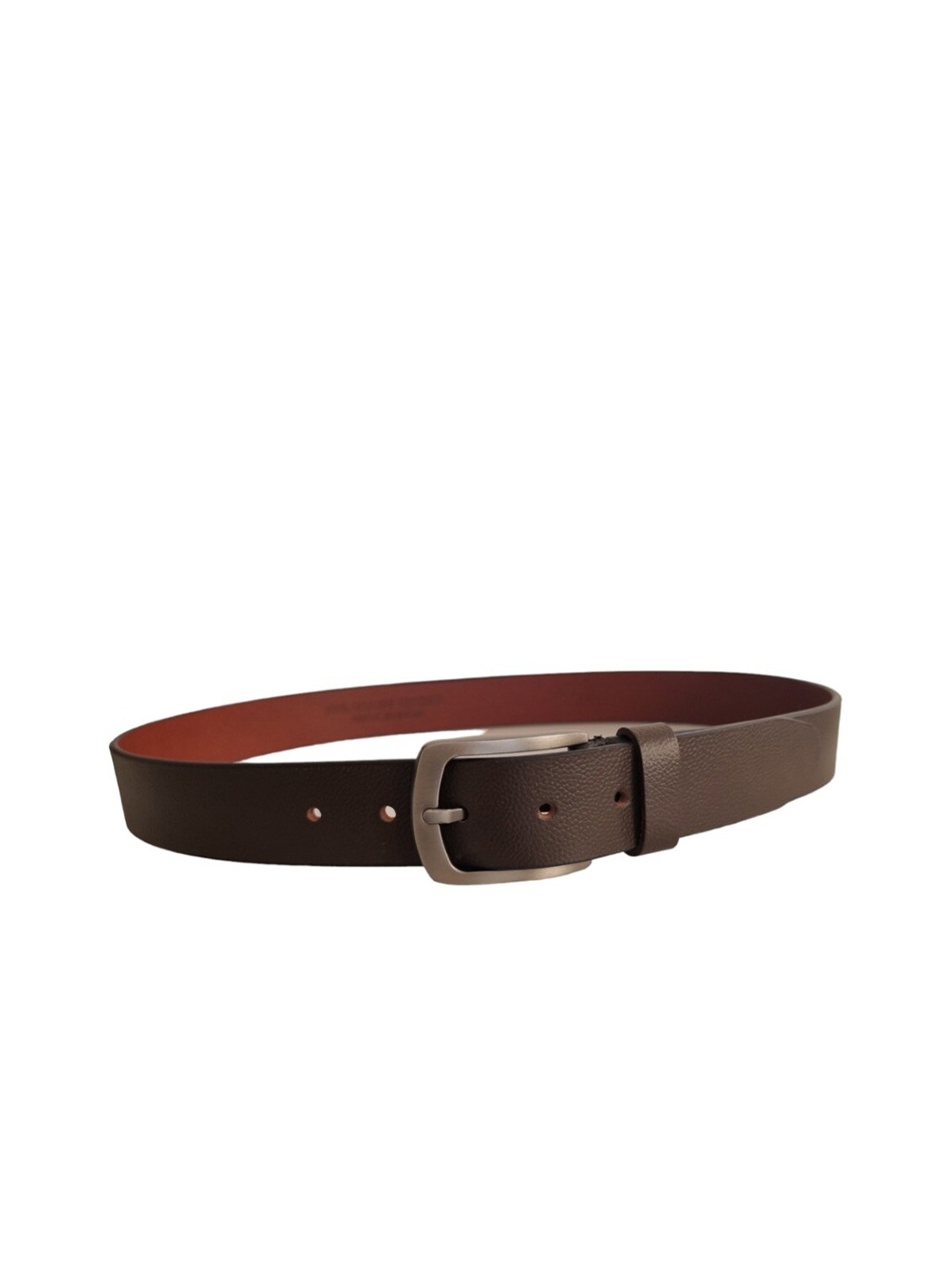 

Ultimo Men Textured Leather Formal Belt, Brown