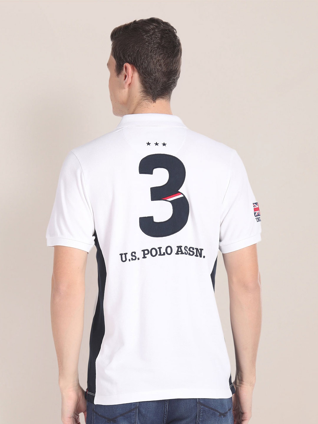 

U.S. Polo Assn. Solid Polo Collar Slim Fit T-shirt, White