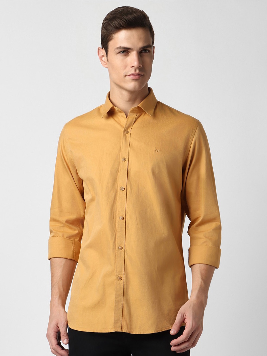 

Peter England Casuals Slim Fit Pure Cotton Casual Shirt, Yellow