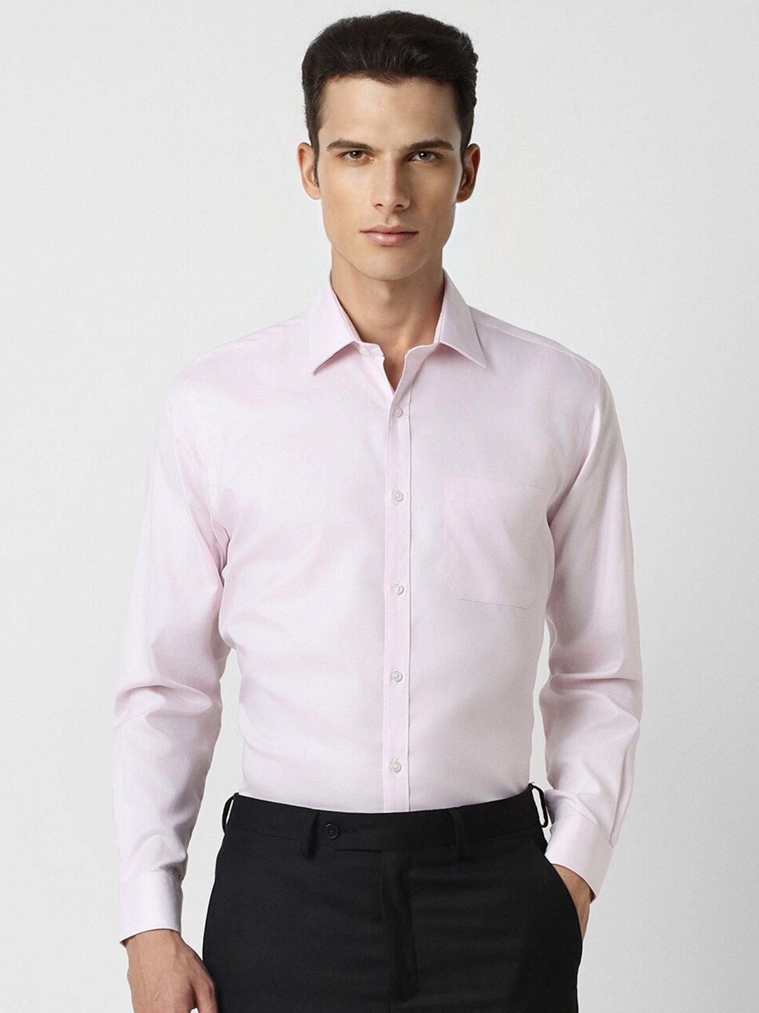 

Van Heusen Spread Collar Pure Cotton Formal Shirt, Pink