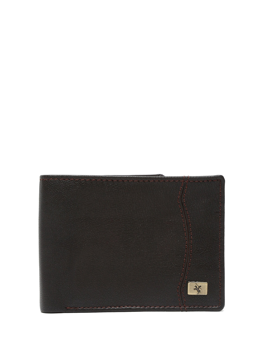 

Cantabil Men Leather Two Fold Wallet, Brown