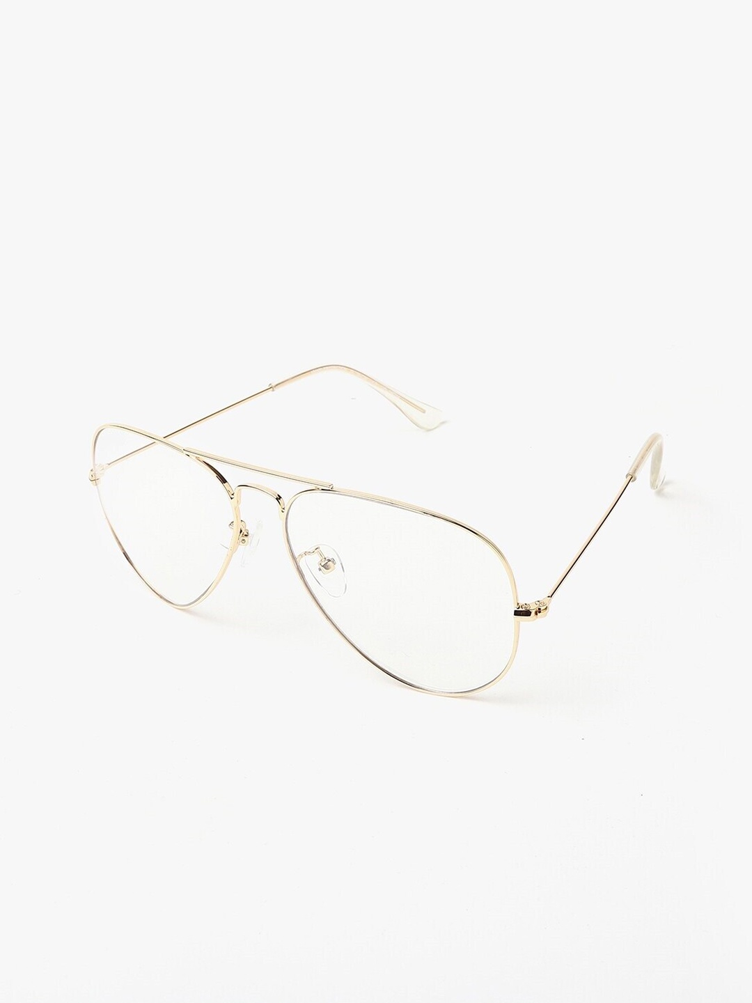 

SUNNIES Unisex Aviator Sunglasses With UV Protected Lens SNS-JB-755-C20, Transparent