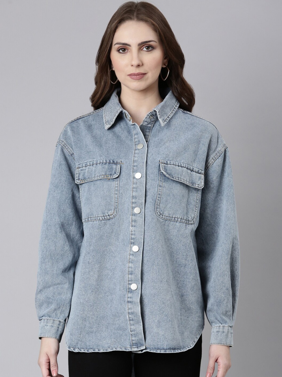 

SHOWOFF Windcheater Denim Jacket, Blue