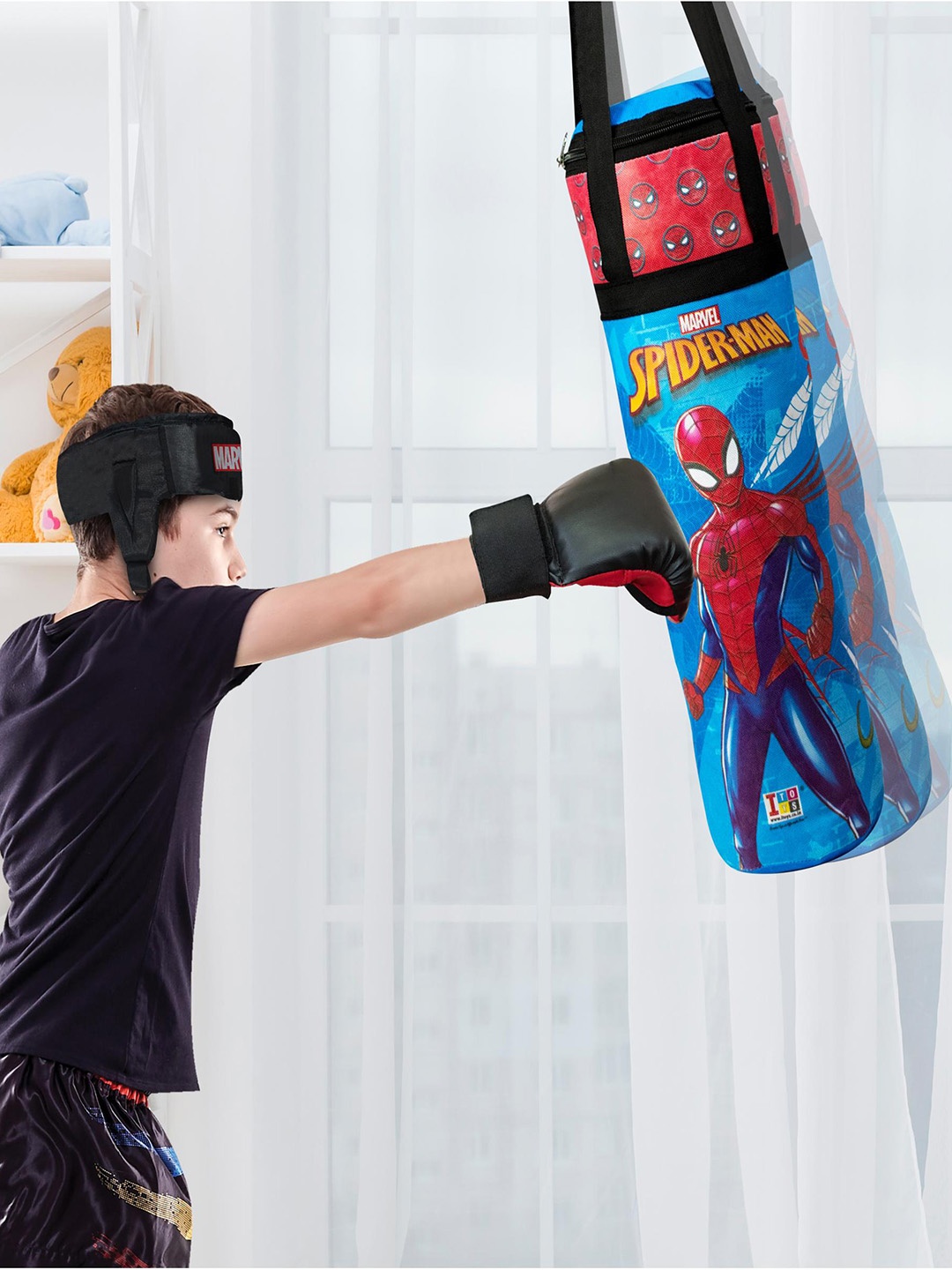 

Disney Kids Marvel Spiderman Boxing Set, Blue