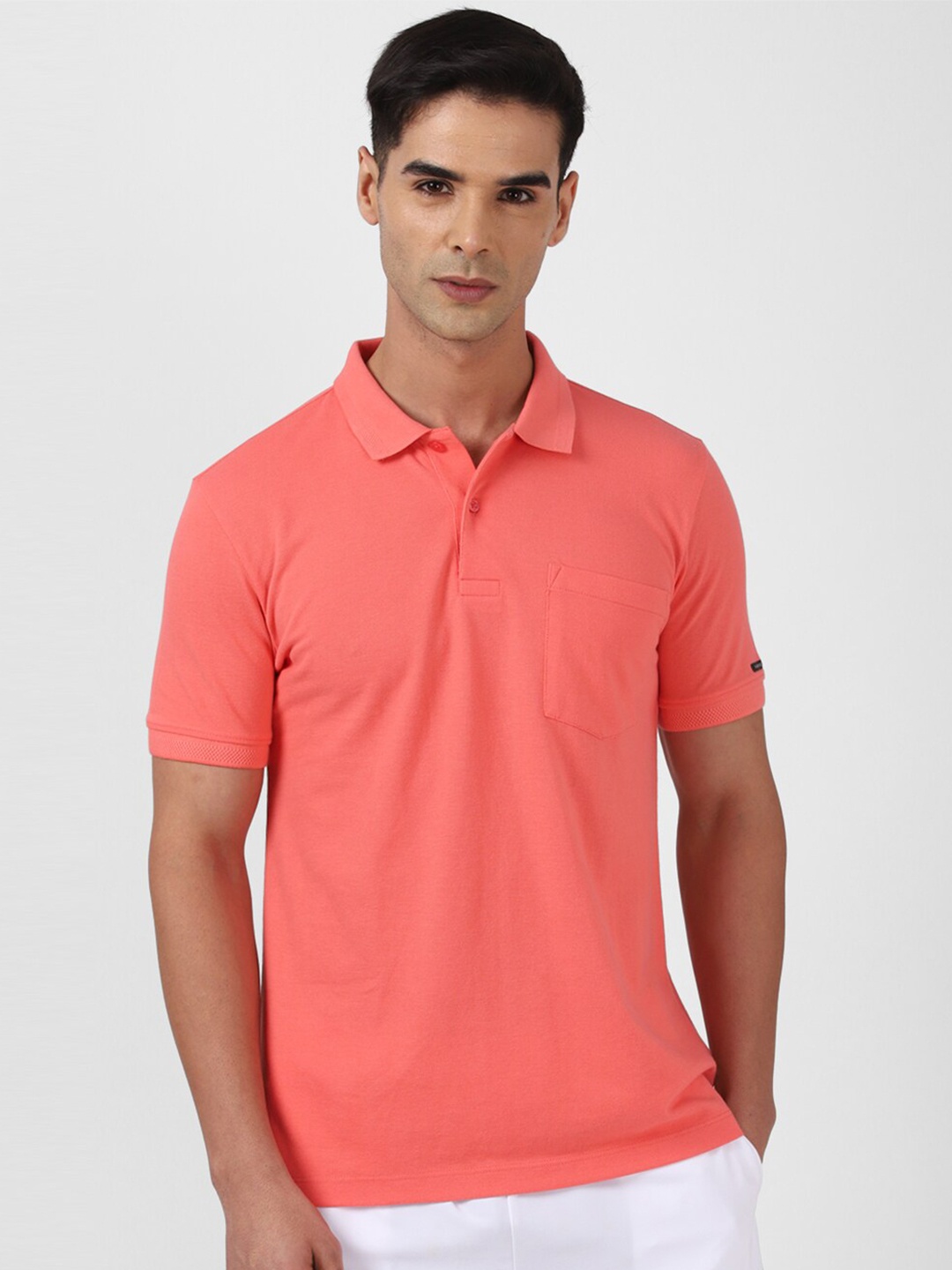 

Van Heusen Flex Polo Collar T-shirt, Coral
