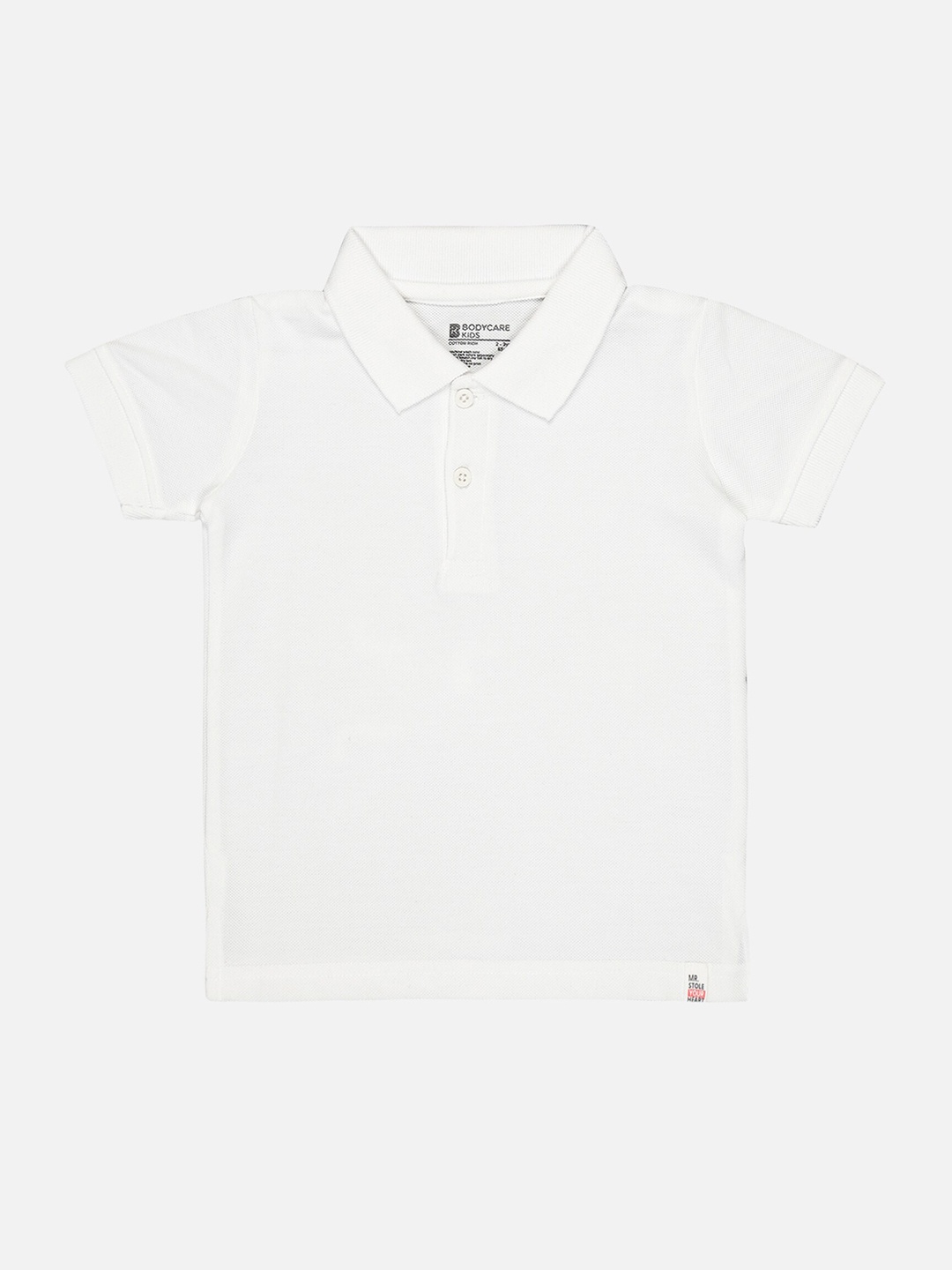 

Bodycare Kids Boys Polo Collar Cotton T-shirt, White