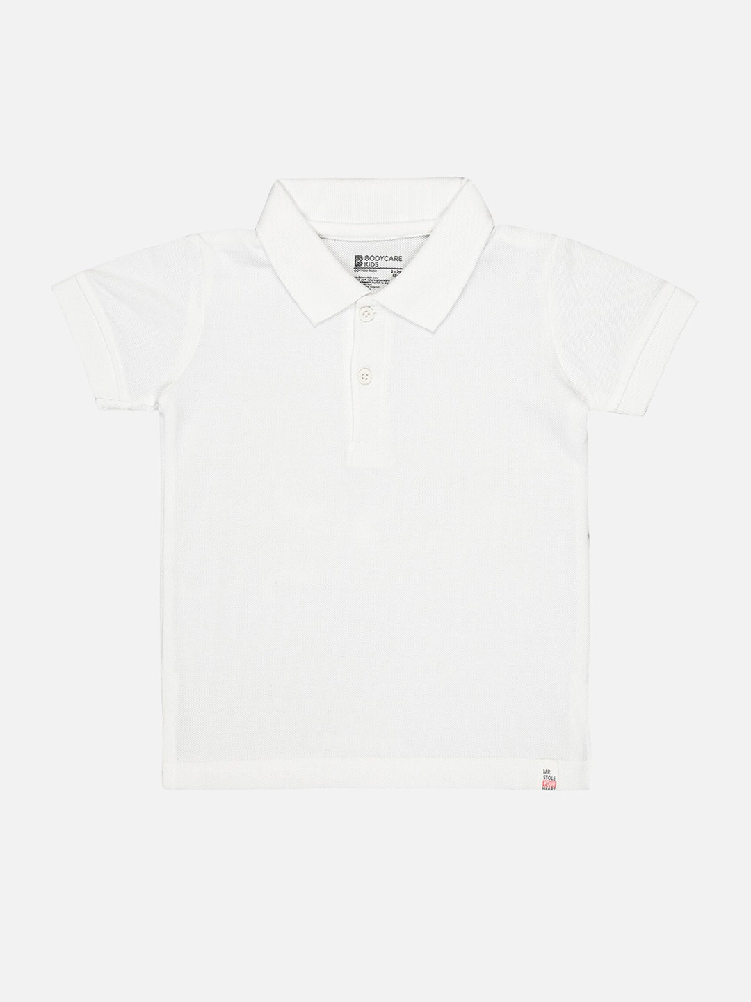 

Bodycare Kids Boys Polo Collar Cotton T-shirt, White