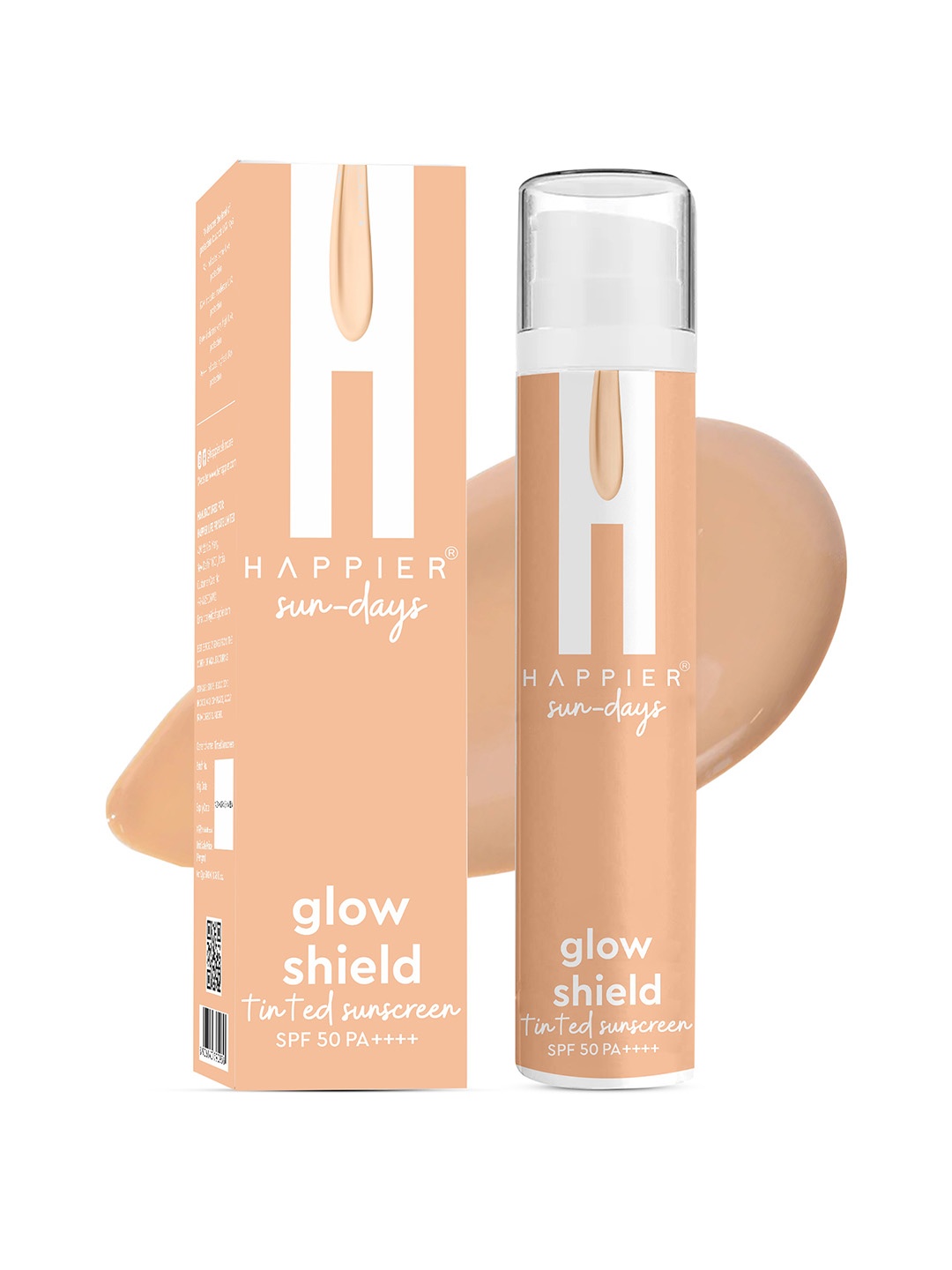 

Happier Glow Shield Tinted Sunscreen SPF 50 PA++++ - 50ml, Beige