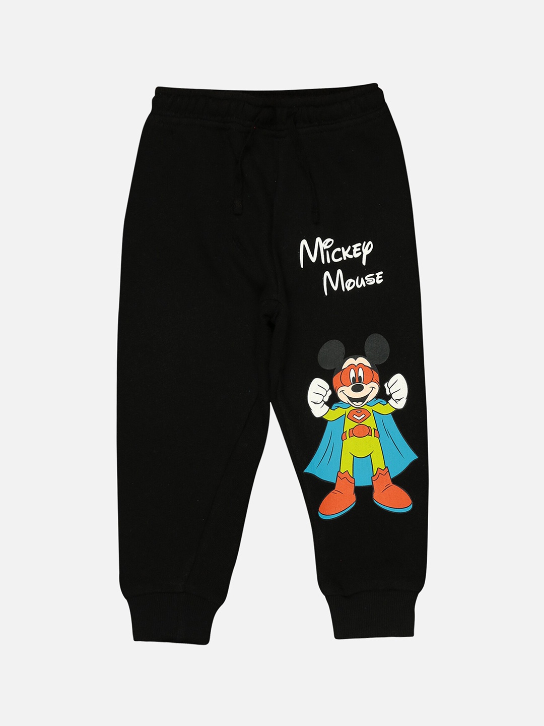 

Bodycare Kids Infant Boys Graphic Printed Cotton Joggers, Black