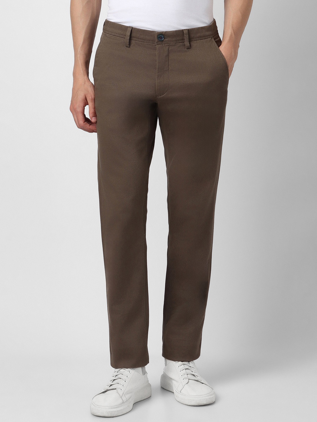 

Van Heusen Sport Men Slim Fit Trousers, Brown