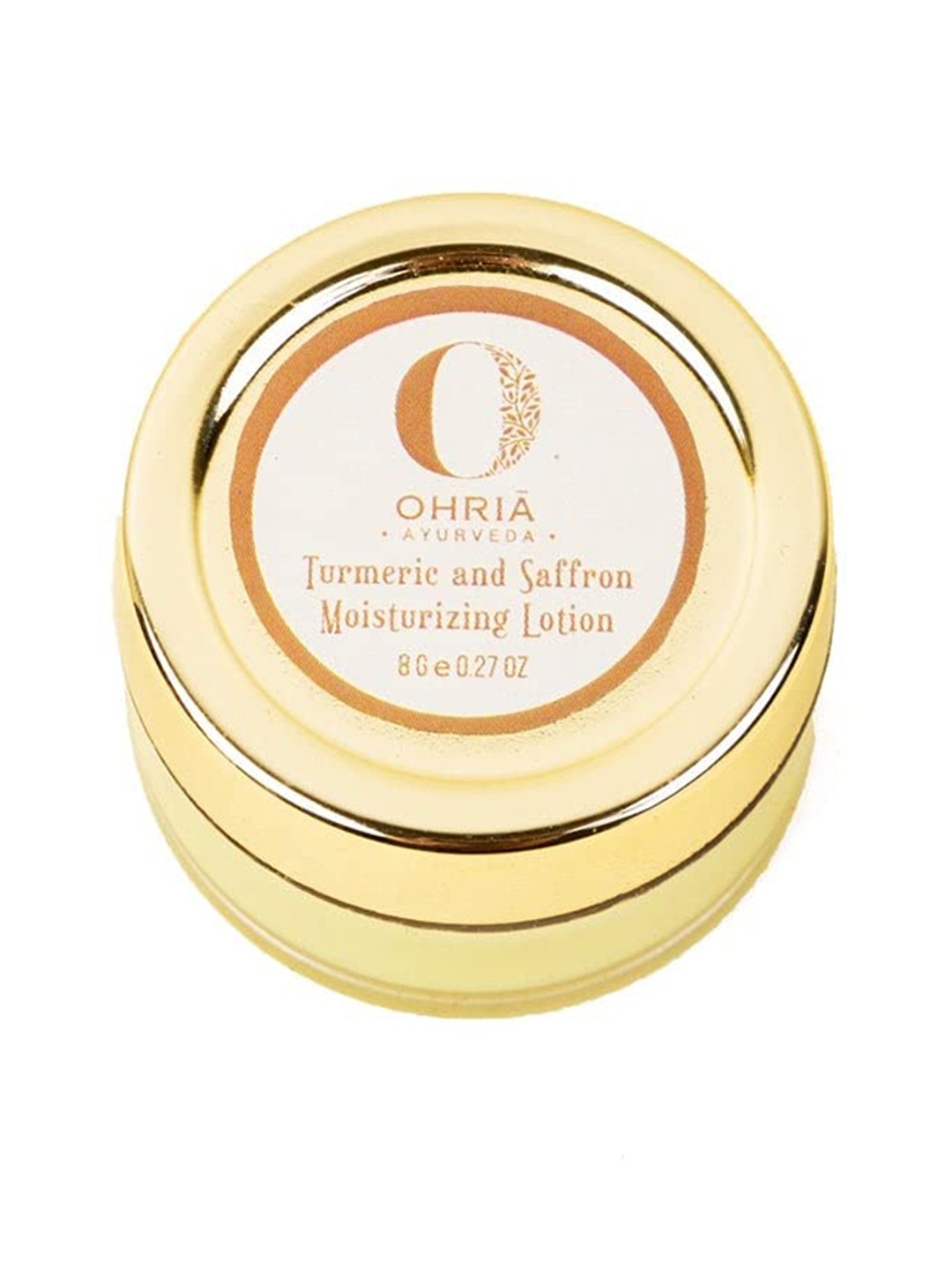 

OHRIA AYURVEDA Turmeric & Saffron Moisturizing Lotion - 8g, Yellow