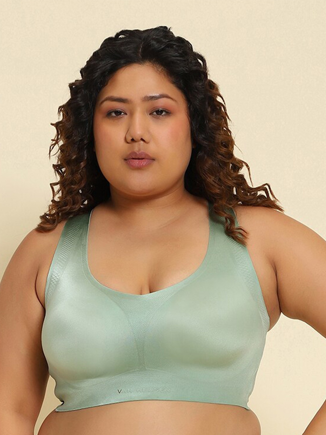 

Van Heusen Plus Size Full Coverage Racerback Everyday Bra With All Day Comfort, Green