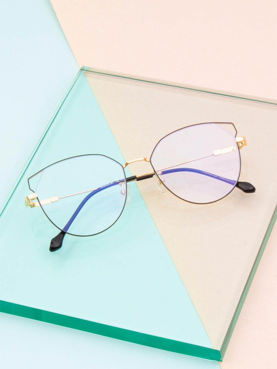 

Ted Smith Women Full Rim Butterfly Frames, Black