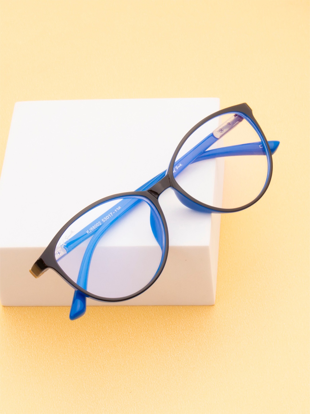

Ted Smith Women Full Rim Round Frames, Black