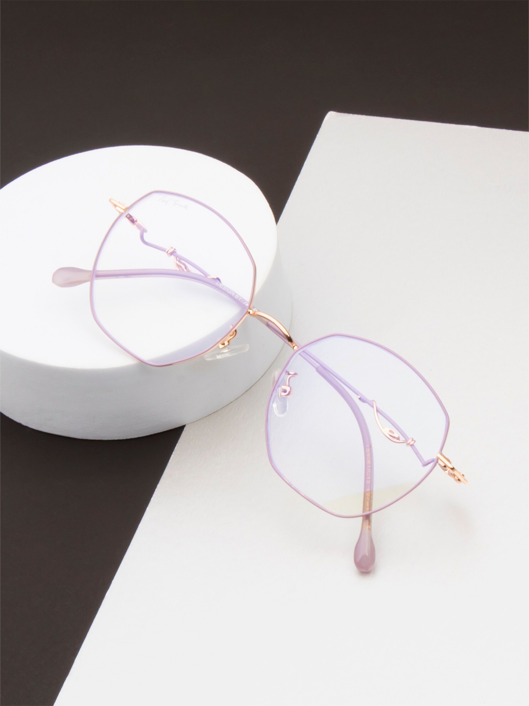 

Ted Smith Women Full Rim Square Frames, Purple