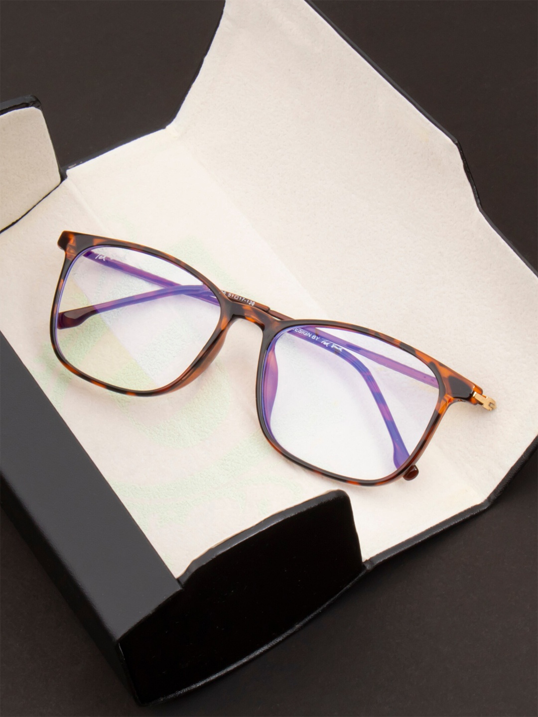 

Ted Smith Unisex Full Rim Wayfarer Frame, Brown