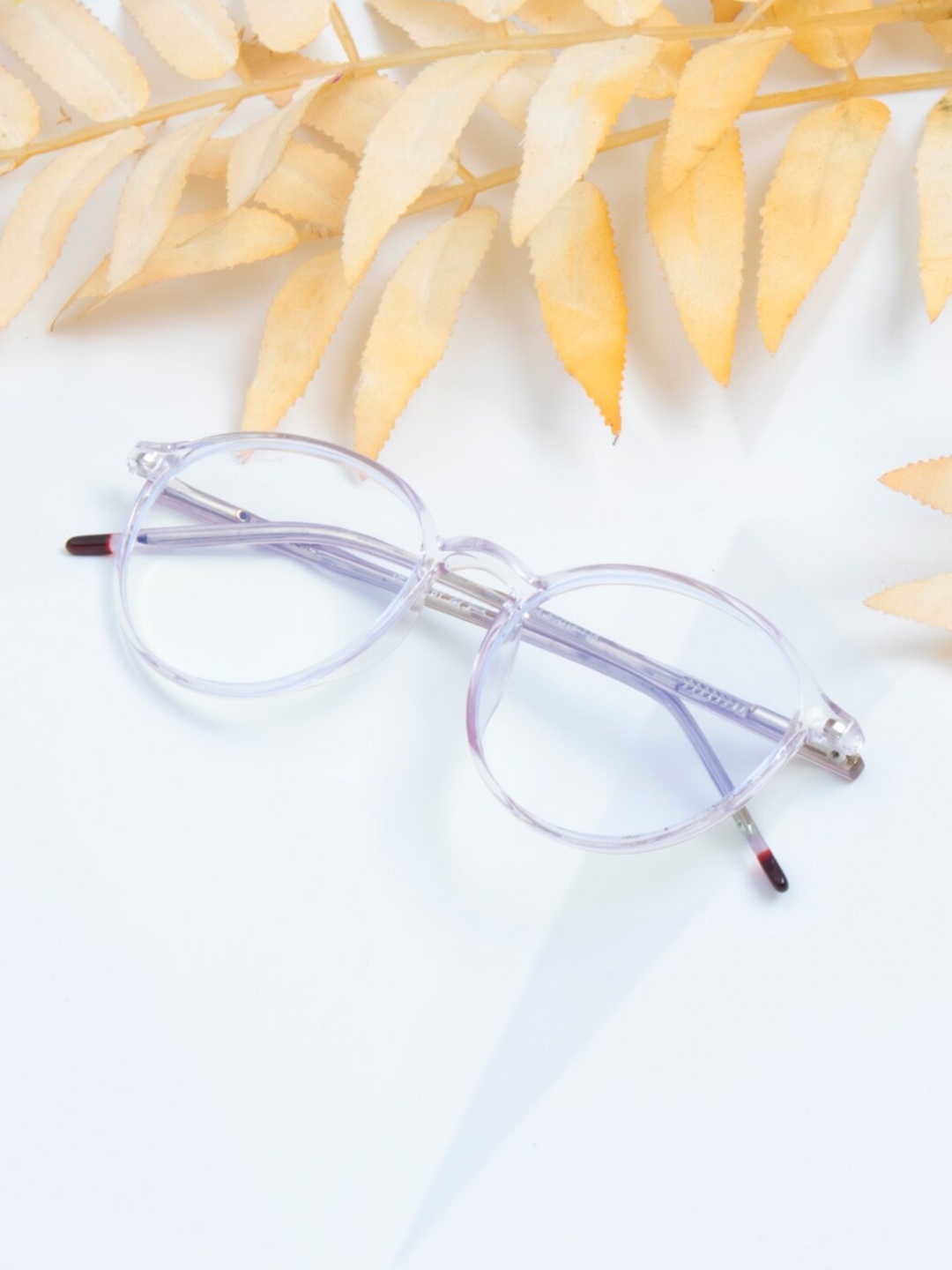 

Ted Smith Unisex Full Rim Round Frames, Purple