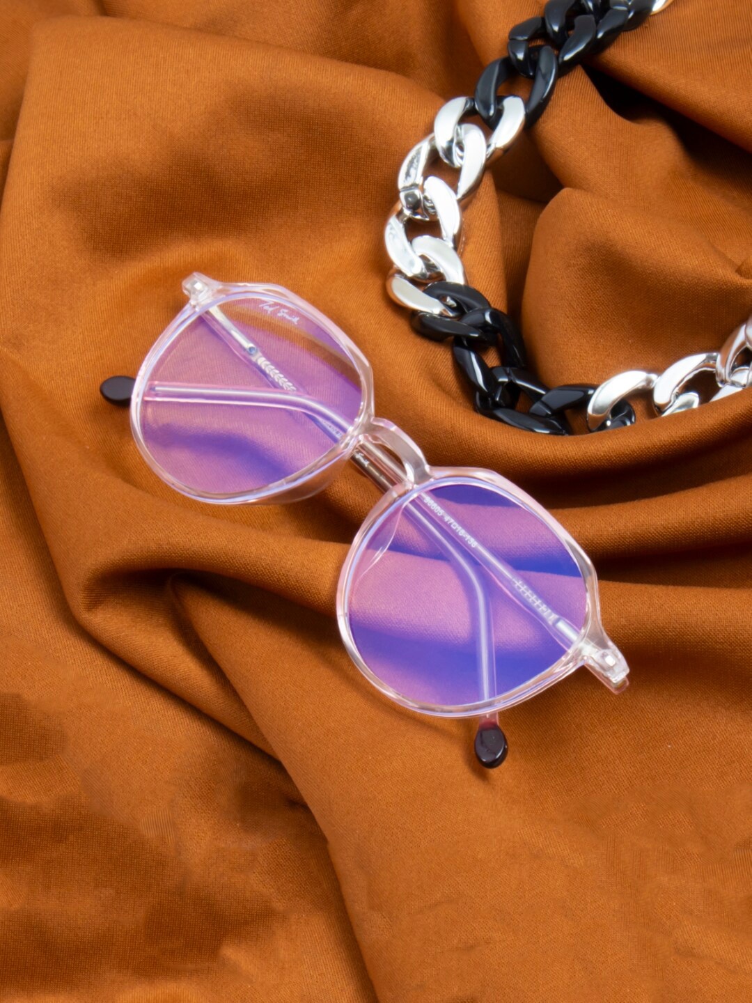 

Ted Smith Unisex Pink Full Rim Round Frames TS-96605_PINK