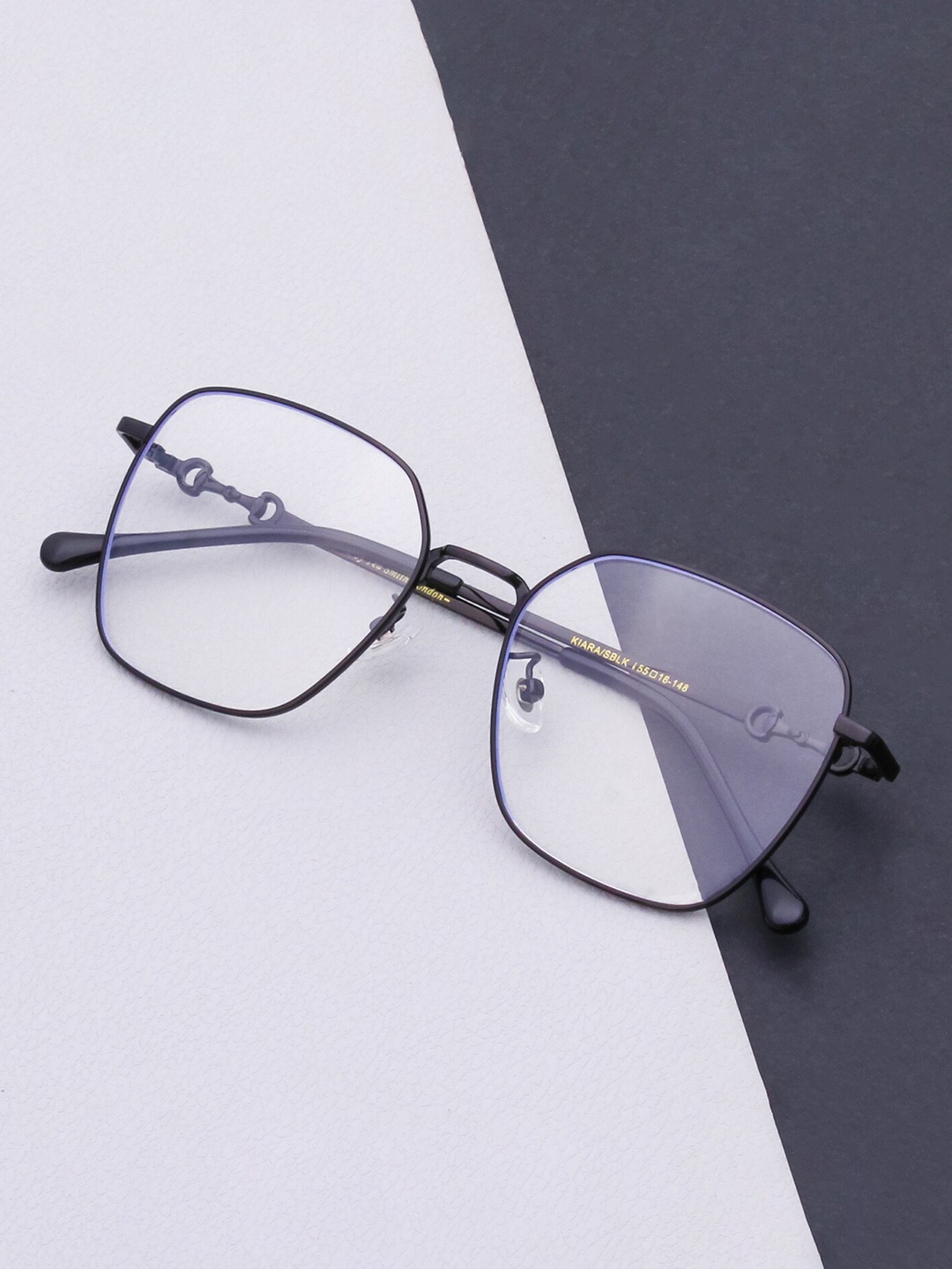 

Ted Smith Unisex Full Rim Square Frames, Black
