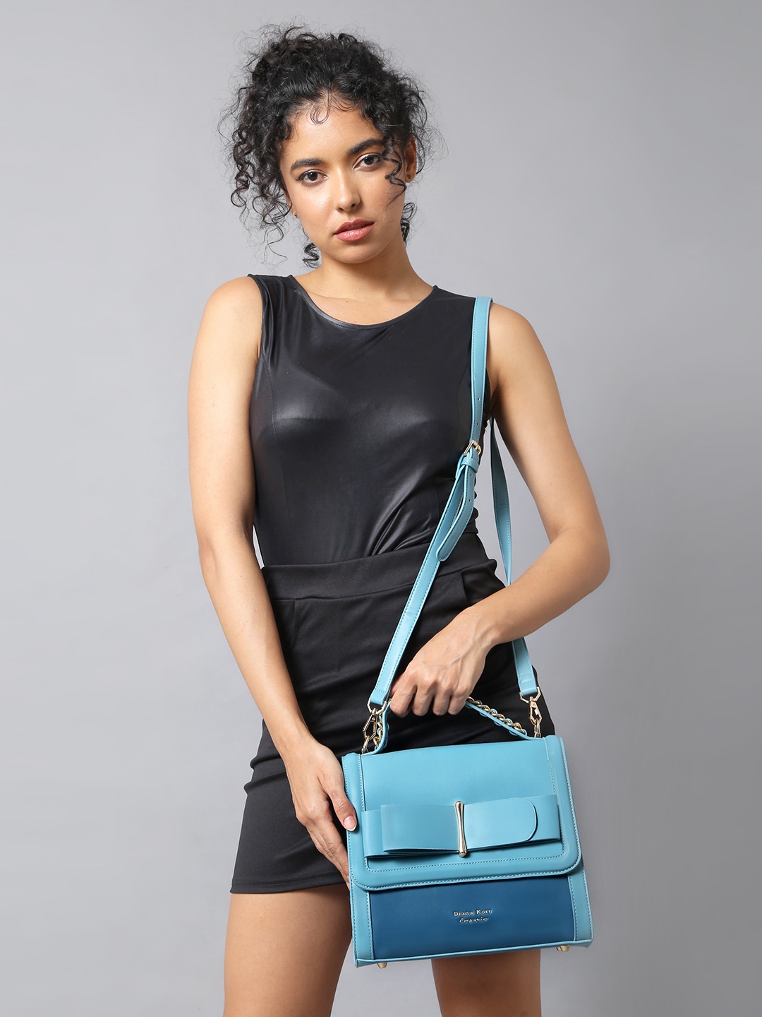 

Diana Korr Structured Shoulder Bag, Blue