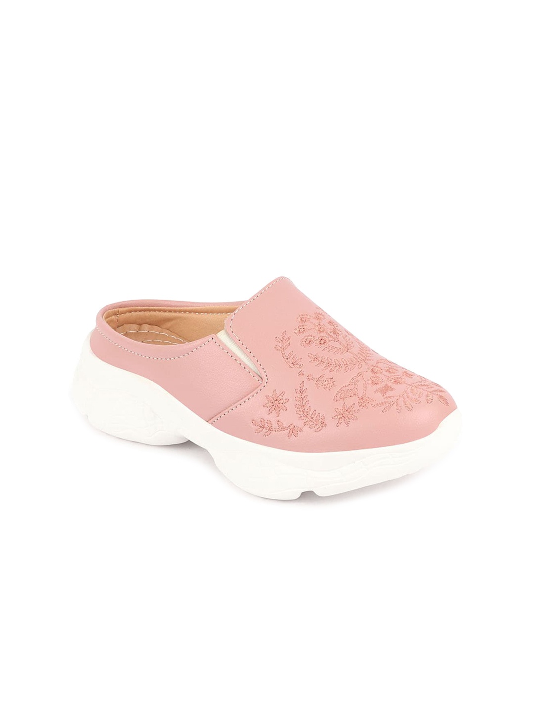

FAUSTO Women Embroidered Lightweight Mules, Pink