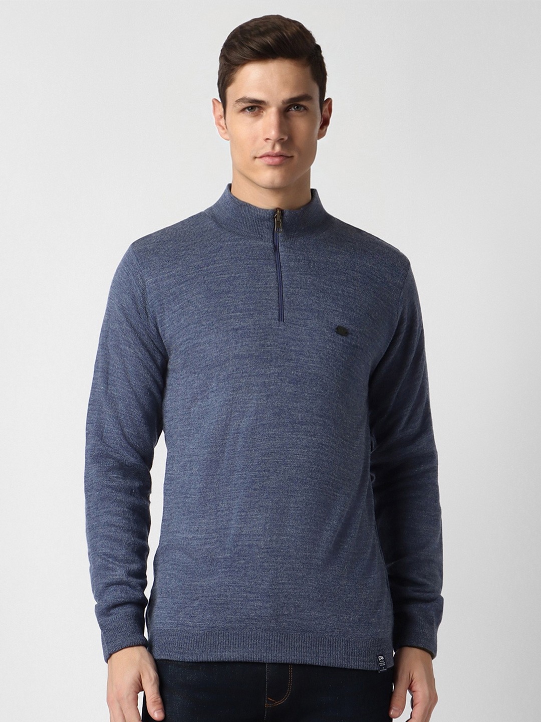 

Peter England Casuals Men Blue Sweatshirt