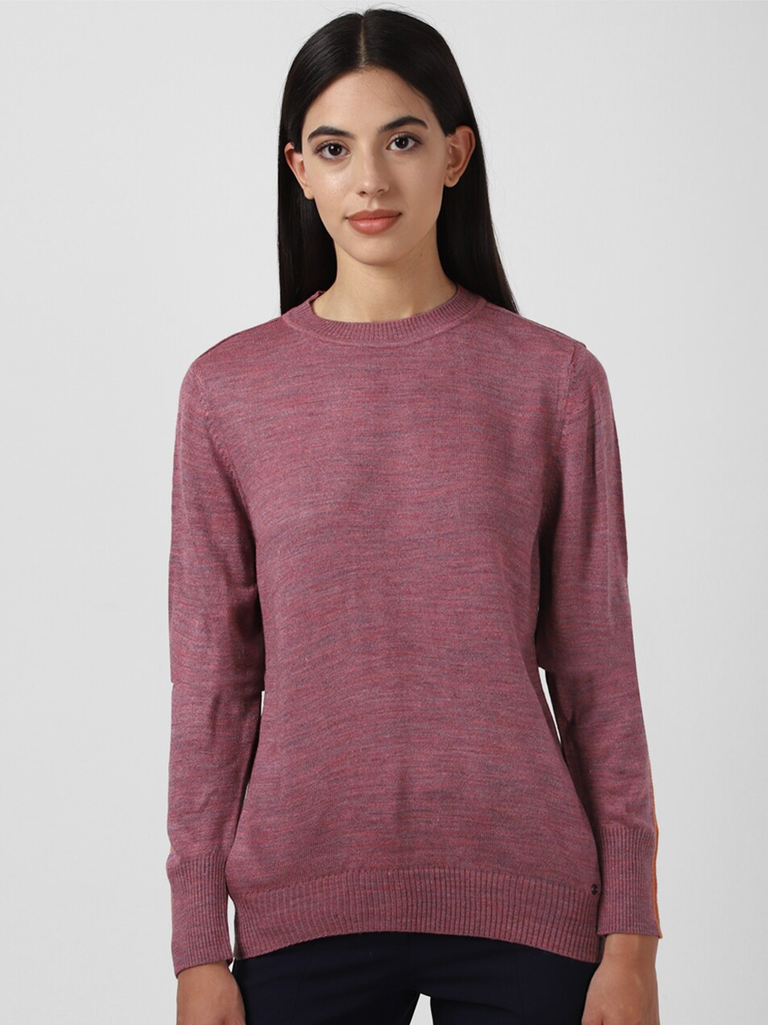 

Van Heusen Woman Textured Round Neck Sweater, Pink