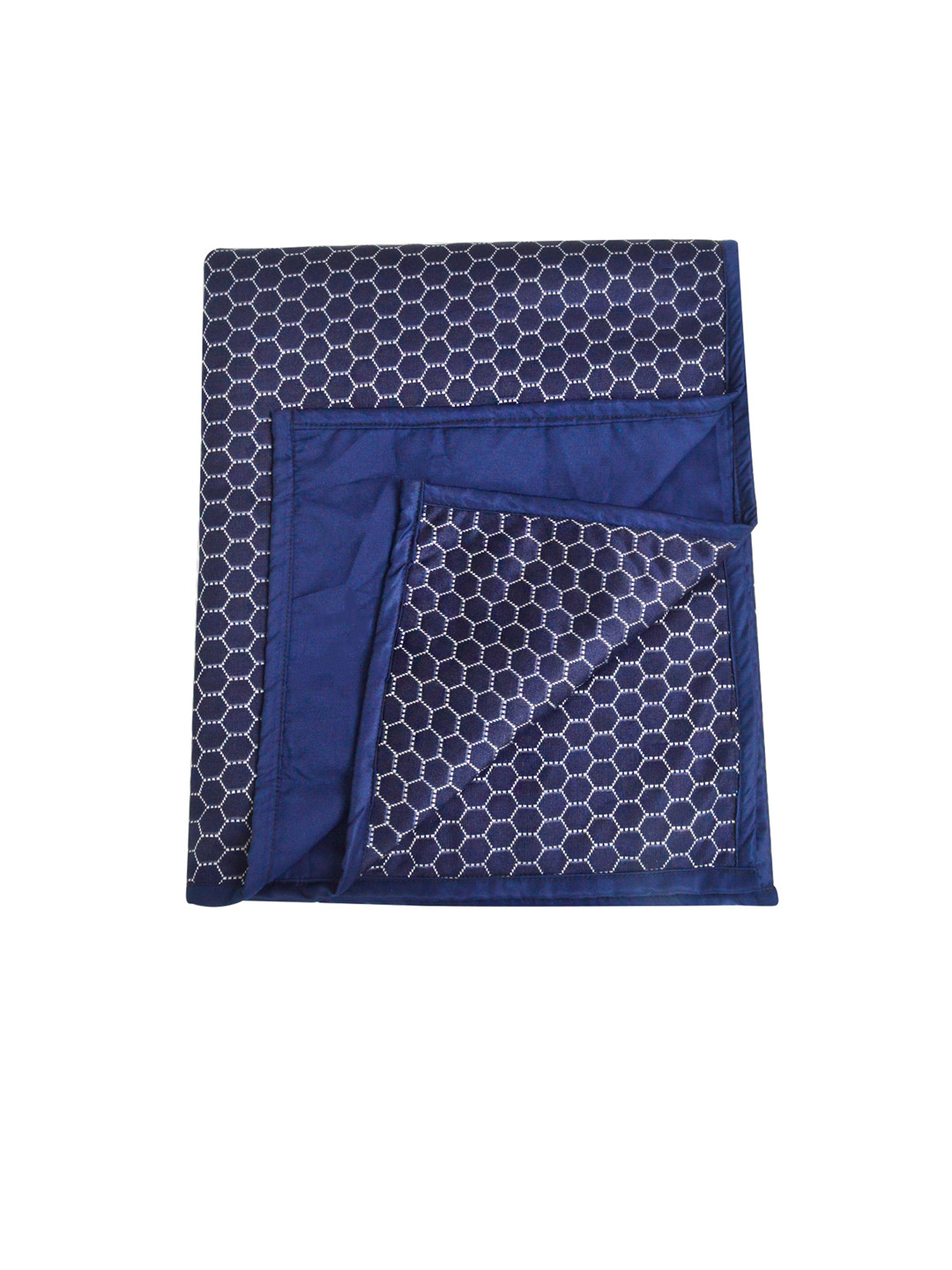 

Adbeni Kids Navy Blue Printed 210 GSM Jacquard Quick Dry Sheet King Mattress Protector