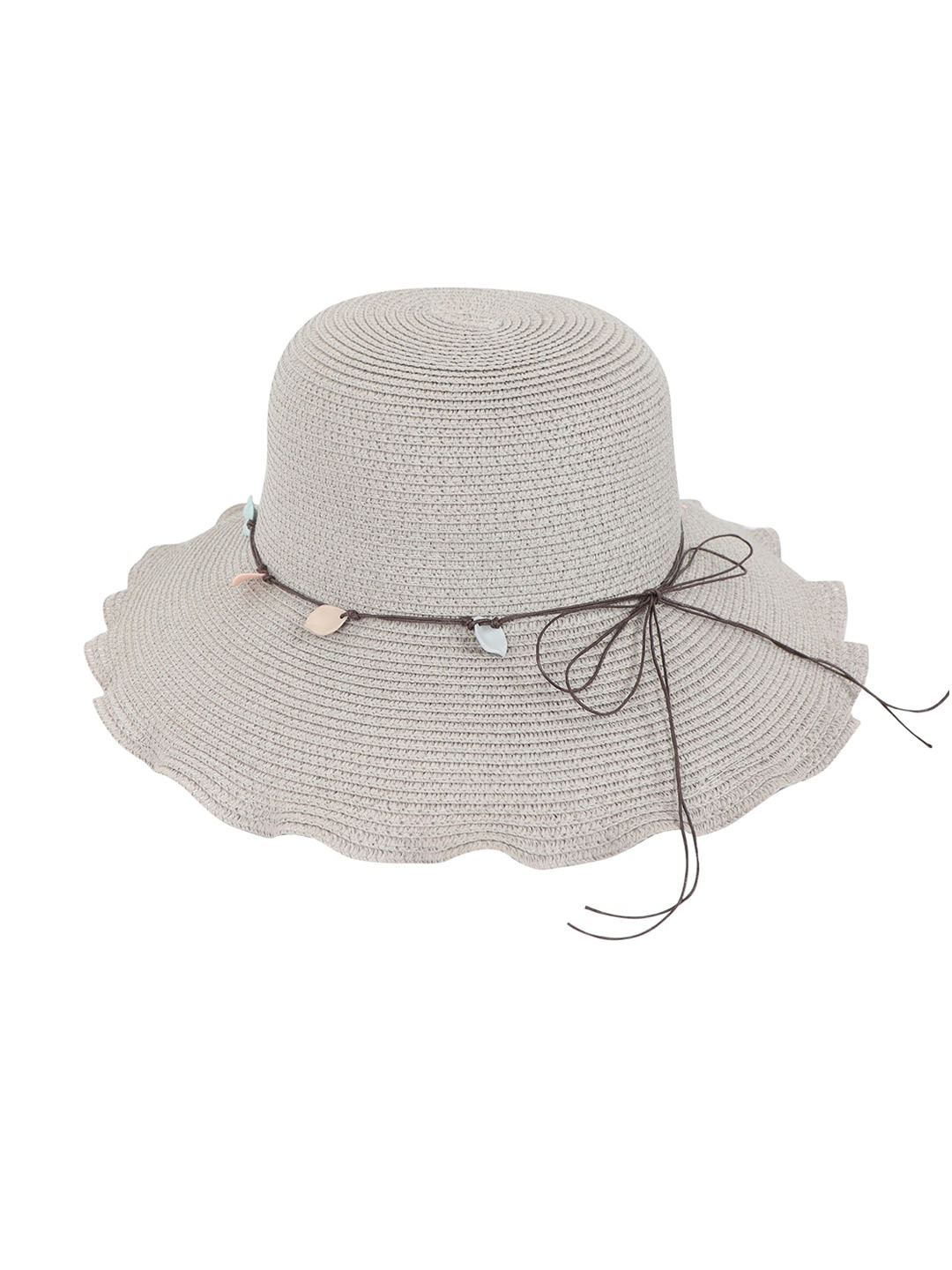 

FabSeasons Unisex Self-Design Sun Hat, Grey