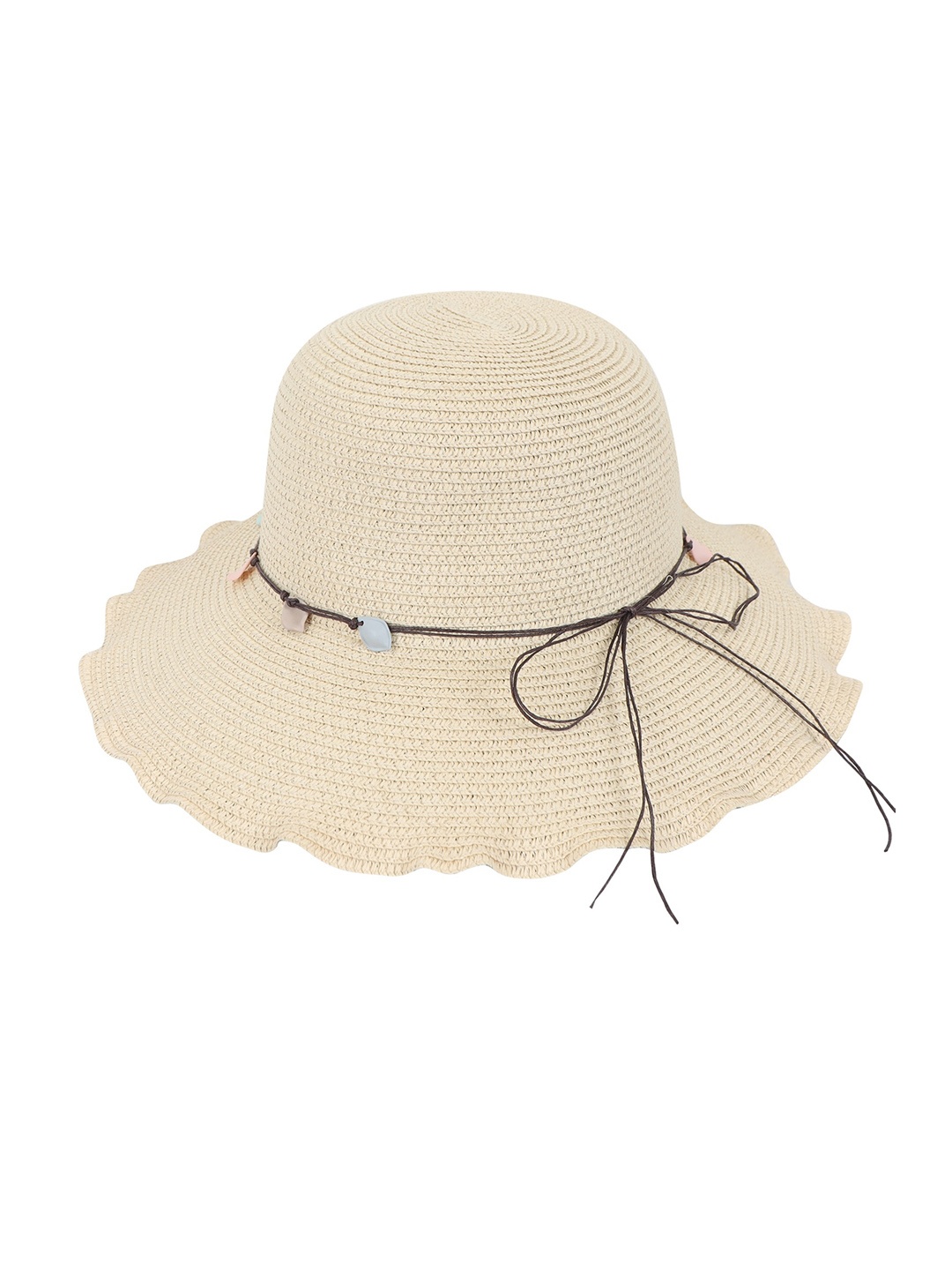 

FabSeasons Unisex Self-Design Sun Hat, Beige