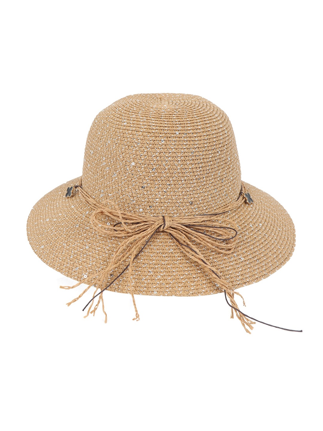 

FabSeasons Unisex Self-Design Lightweight Sun Hat, Brown