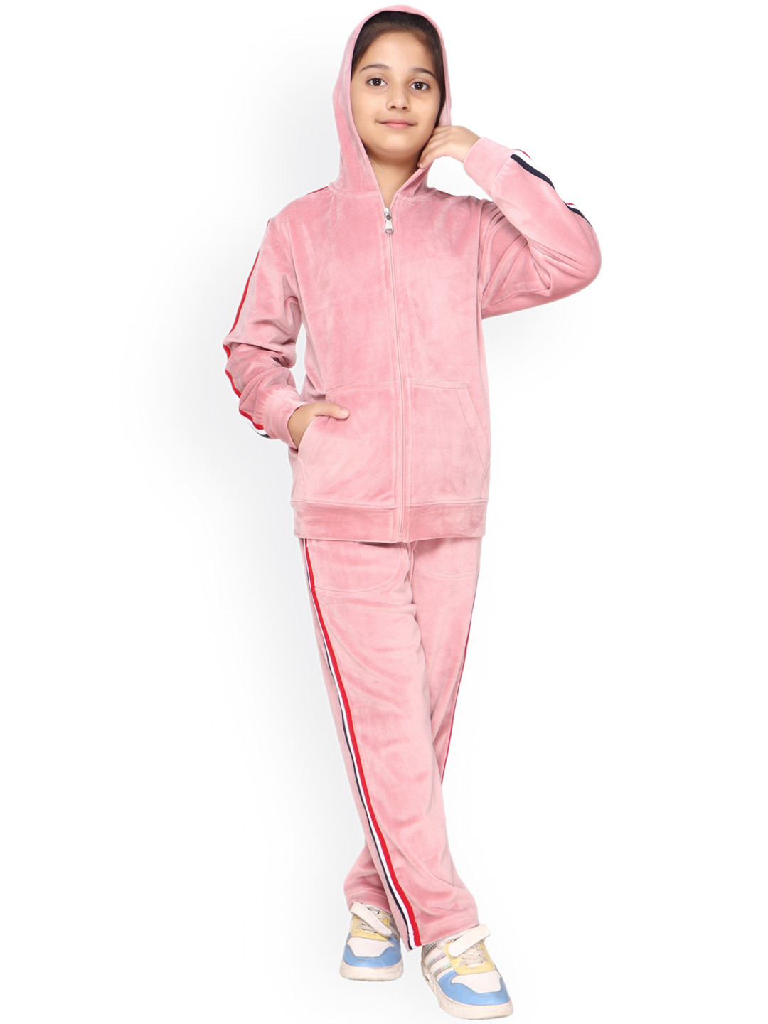

BAESD Girls Hooded Tracksuits, Pink