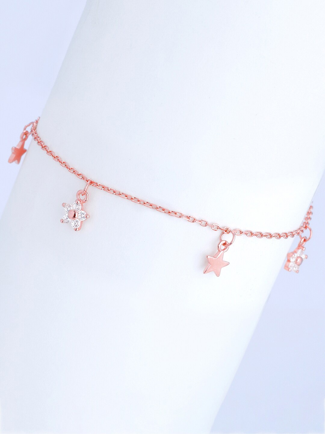 

GIVA 925 Silver Rose Gold Starlit Dreams Bracelet