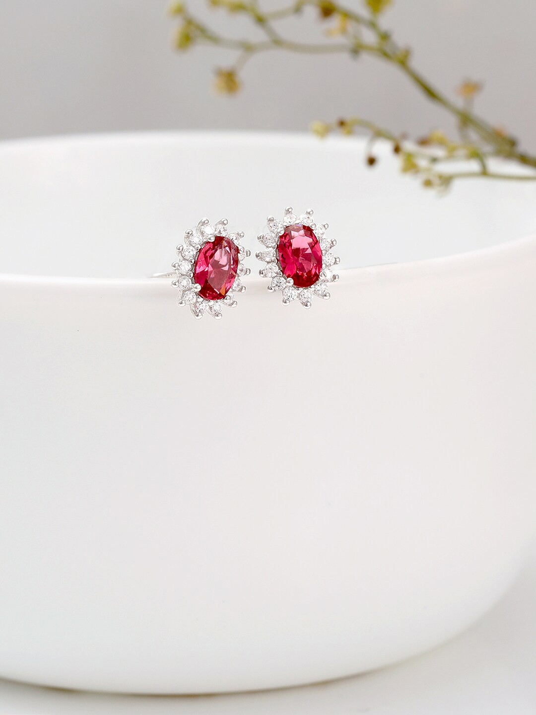 

GIVA 925 Sterling Silver Rhodium-Plated Studs Earrings