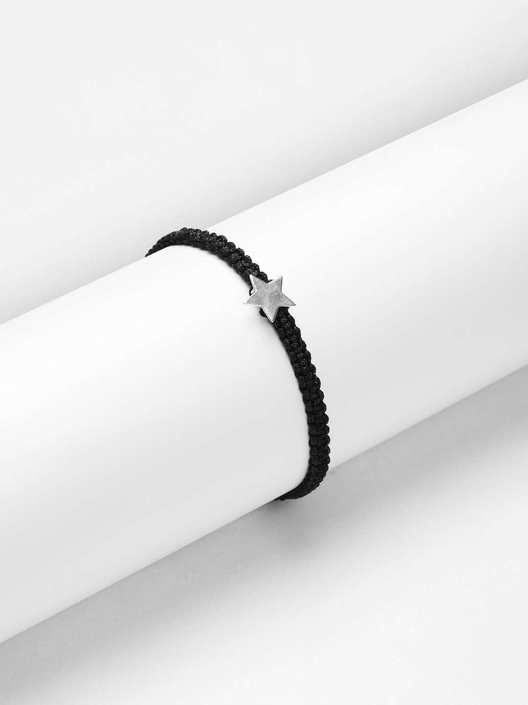 

GIVA 925 Sterling Silver Rhodium-Plated Oxidised Anklet