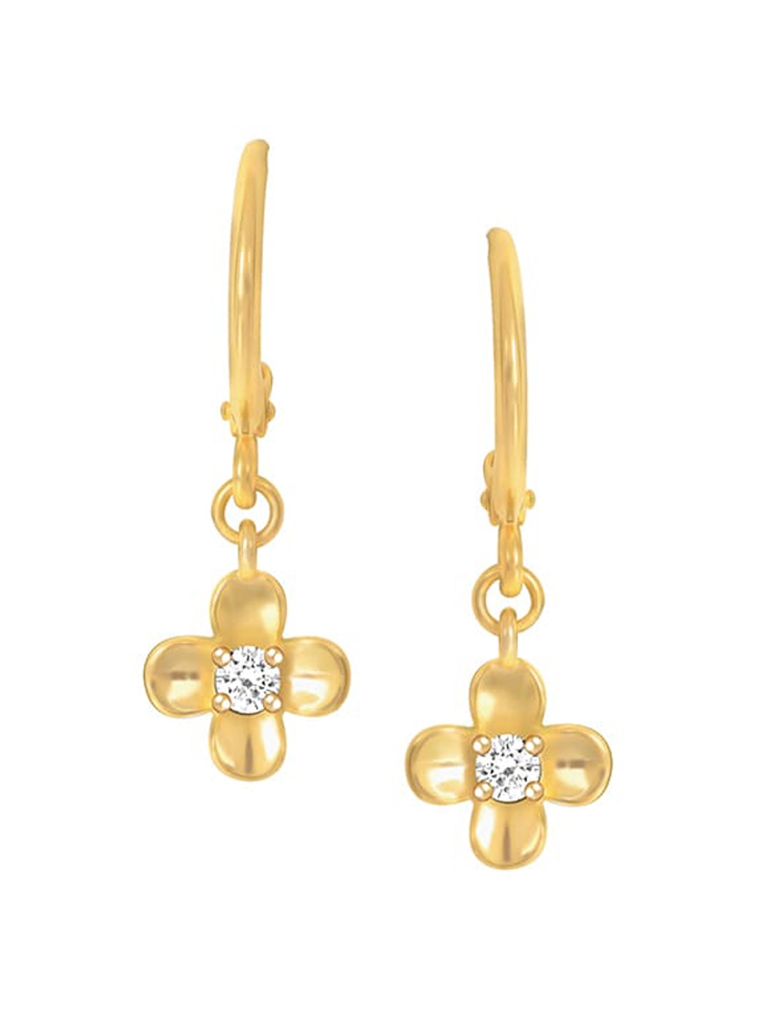 

GIVA Gold-Plated Zircon Drop Earrings