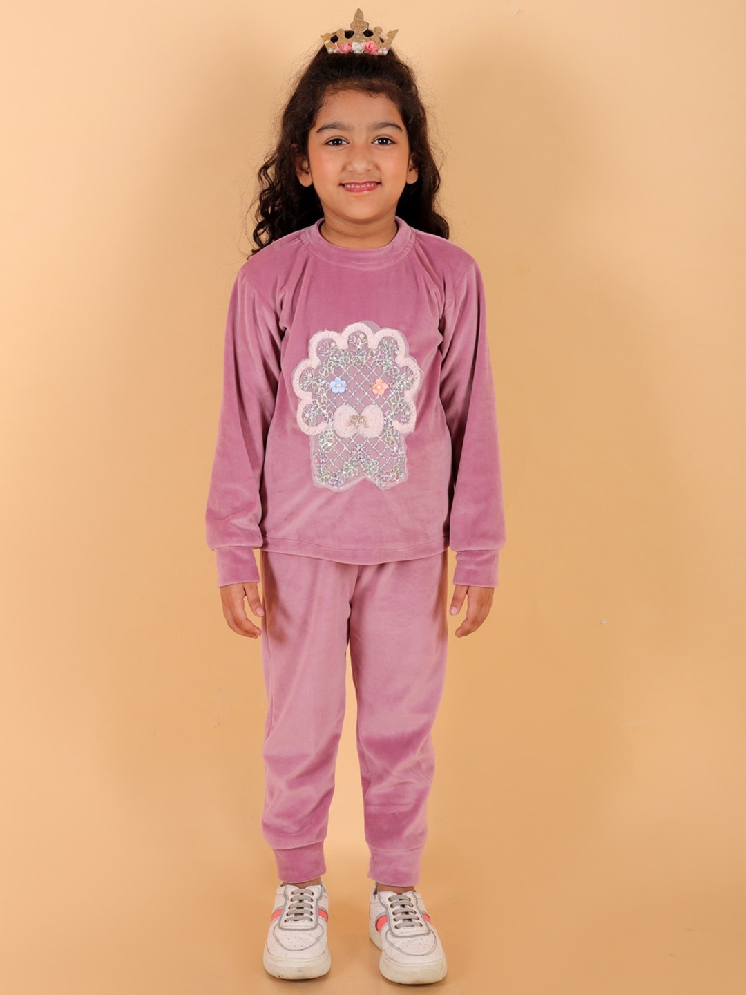 

Stuffie Land Girls Pink Night suit