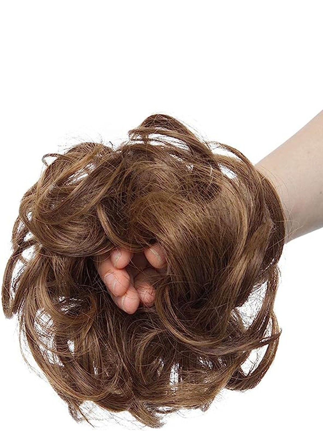 

FOCALLURE Priaansha Messy Bun Scrunchy - Light Brown