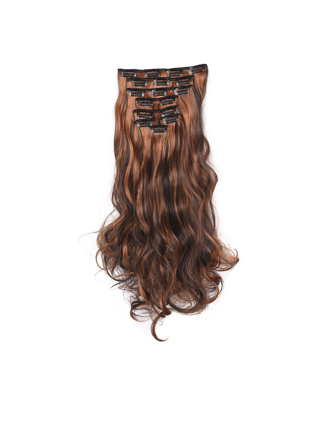 

FOCALLURE Priaansha Clip-In Hair Extension - Dark Brown, Coffee brown